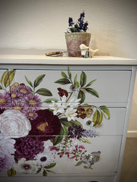 Calicut Chest of Drawers with Garden Transfer