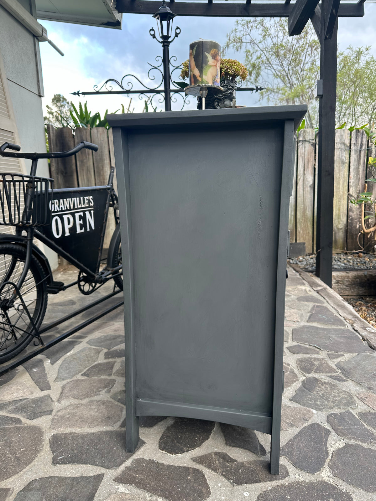 Moody Sideboard in Clubhouse Grey & Carbon Black