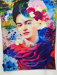 Frida Peacock Brights Scarf & Artwork I The Villa Collection