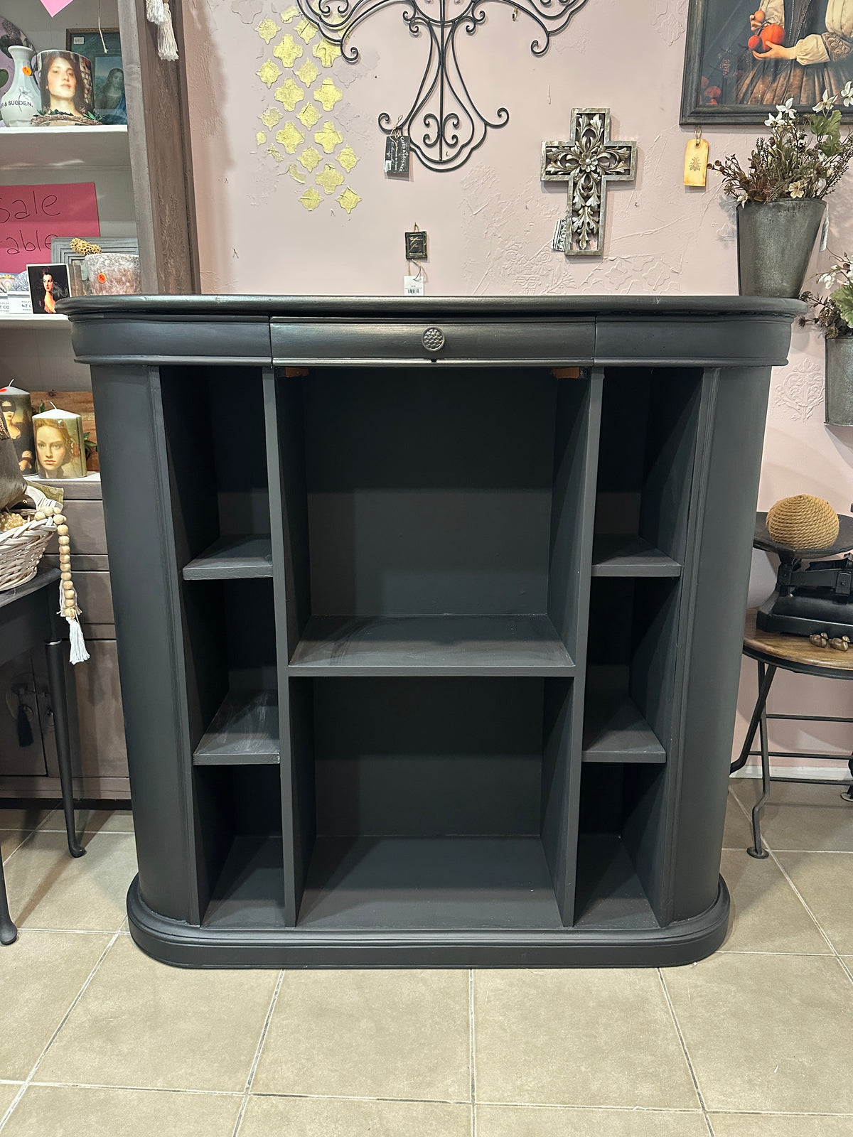 Elegant Black Bar with storage