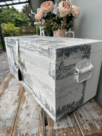 Summer Villa Storage chest - painted ex the PMV studio