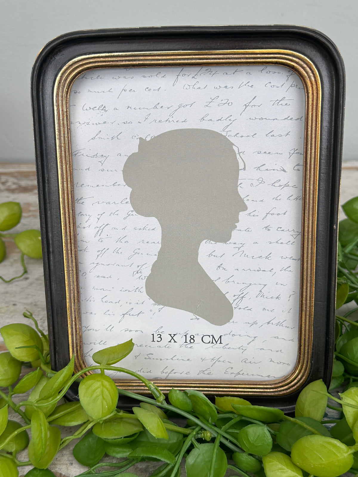 Aged Black Photo Frame Rectangle 5x7