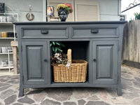 Moody Sideboard in Clubhouse Grey & Carbon Black