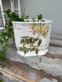 Planter re-loved with Florals