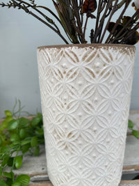 Fleur Vase antique cream