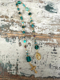 Decor prayer beads Teal