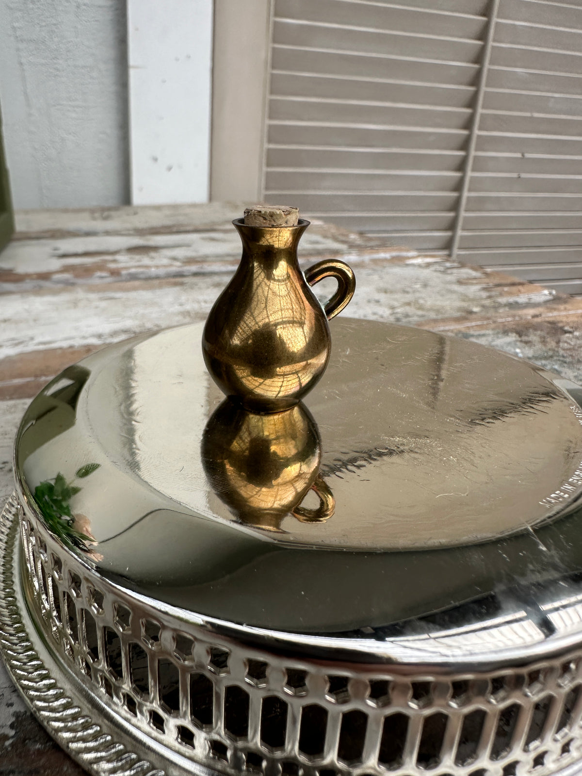 Mini brass/copper jug