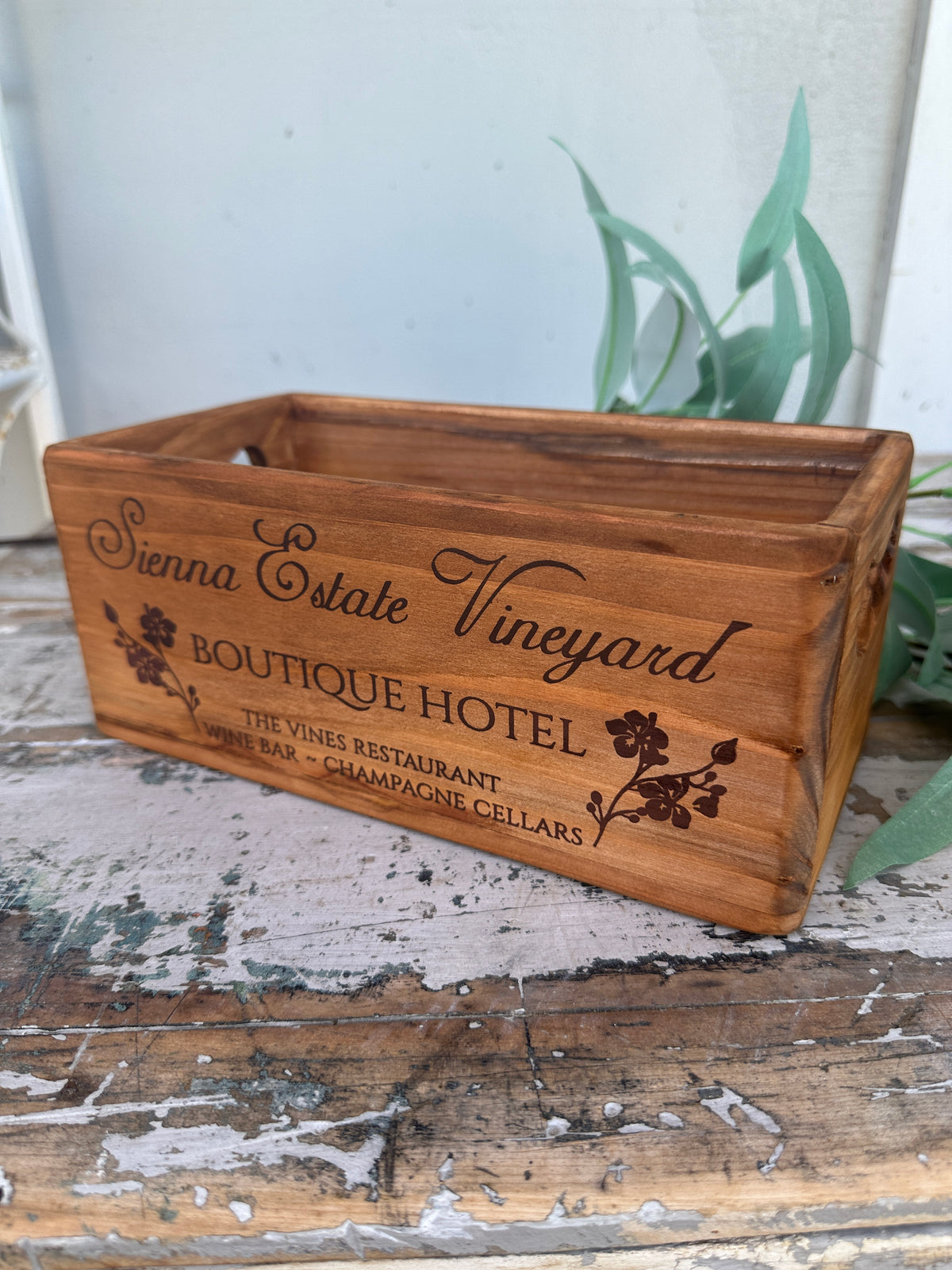 Sienna Estate Vineyard wooden box - 4 different sizes