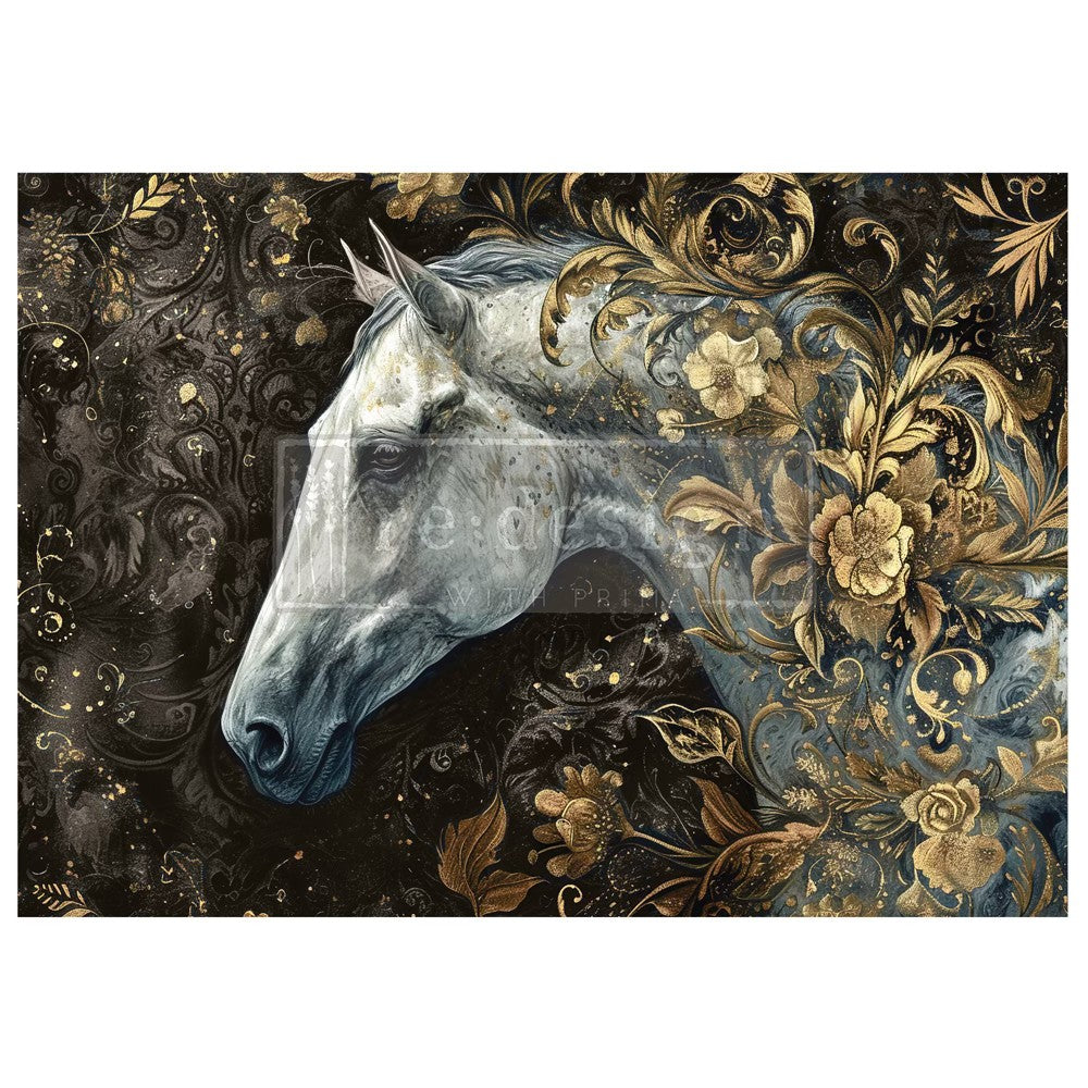 Majestic Gallop A1 Fiber Paper 1 sheet horse