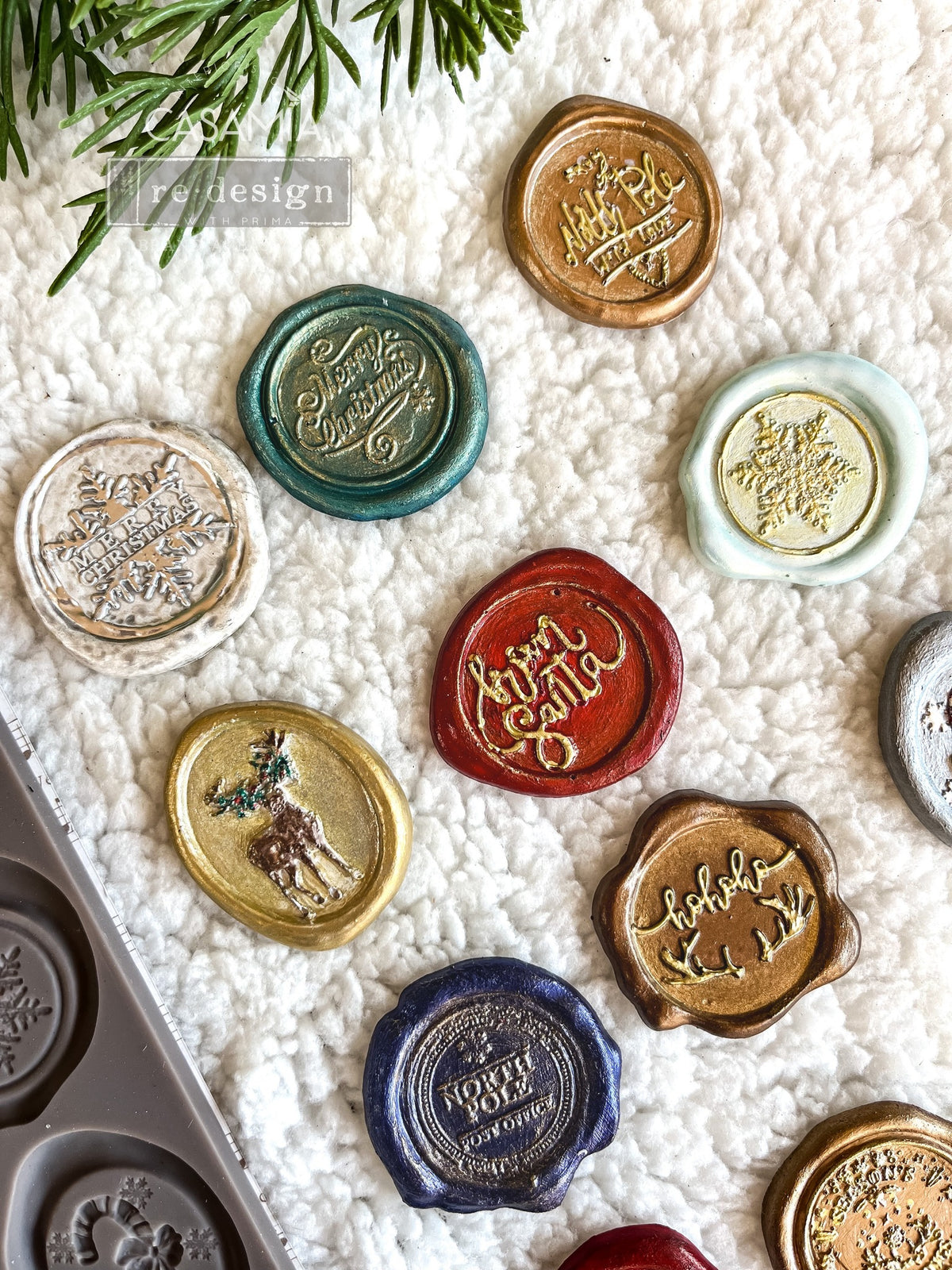 From the North Pole Wax seal look Mould by Redesign with Prima