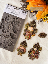 Pinecone Dolls Mould by Redesign with Prima