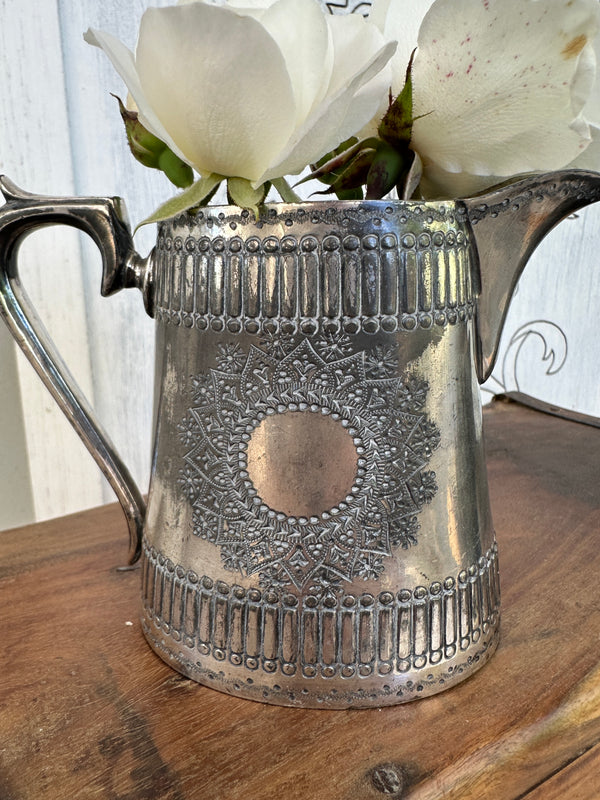 Silver / silverplate detailed Jug