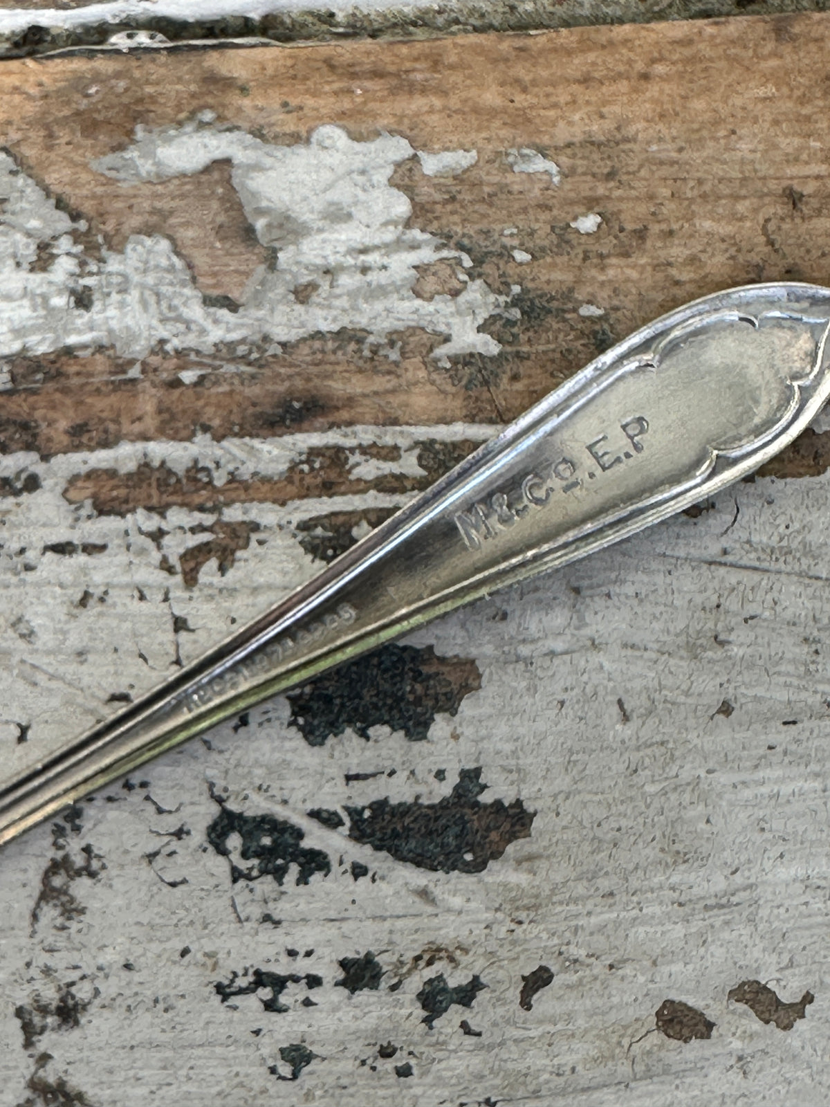 Teaspoon boxed set plated silver