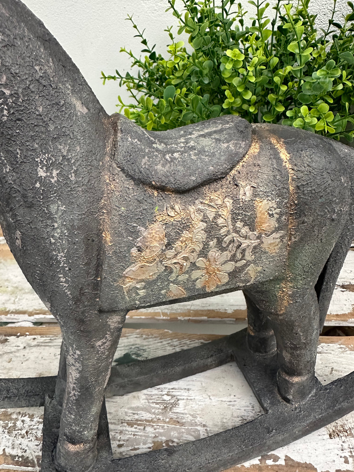 Rustic Glam Rocking Horse