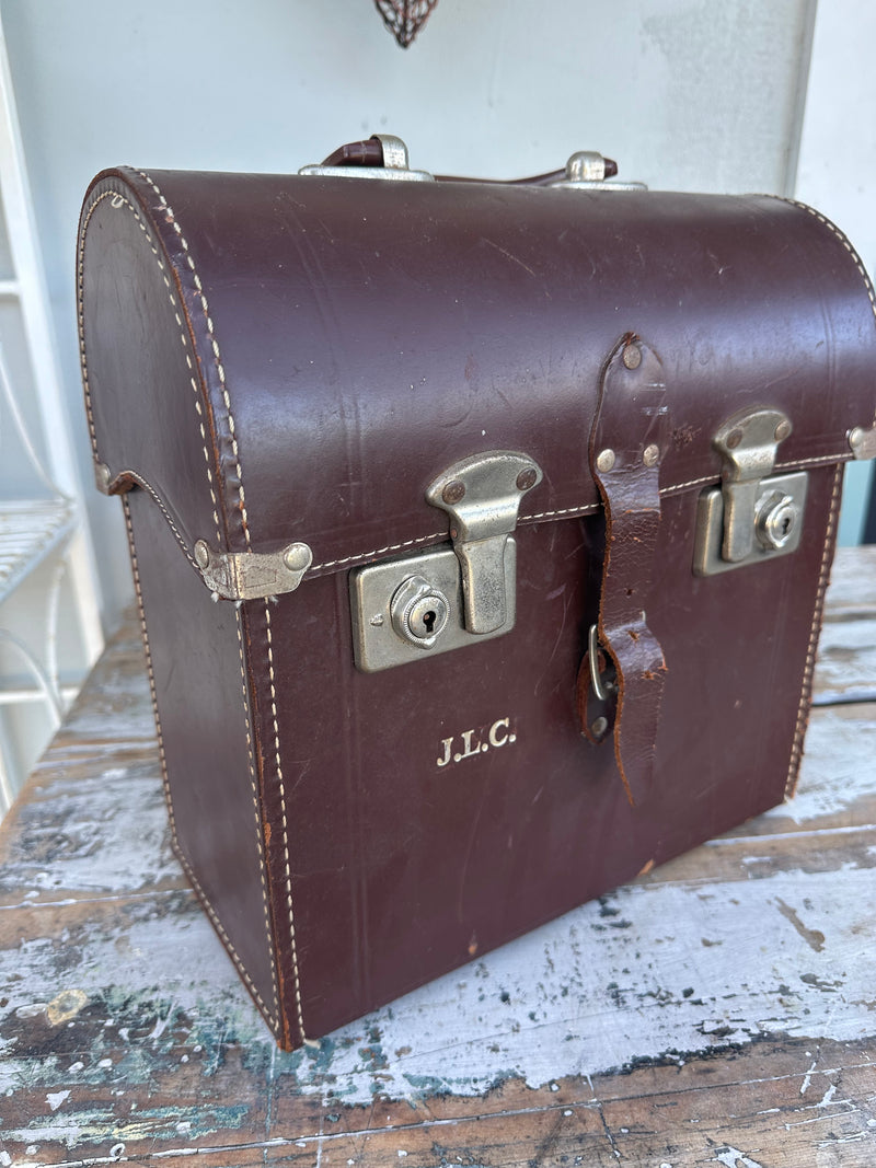 Leather Vintage Bowling bag