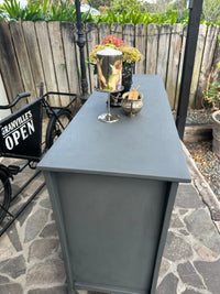 Moody Sideboard in Clubhouse Grey & Carbon Black