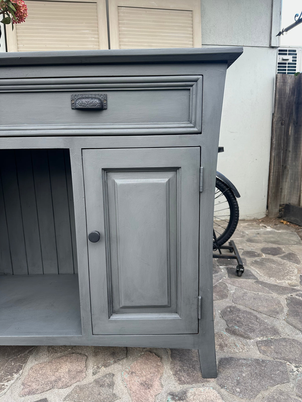 Moody Sideboard in Clubhouse Grey & Carbon Black