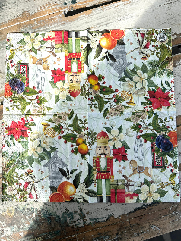 Nutcracker Suite Napkin for Decoupage