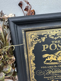 The Post hanging artwork