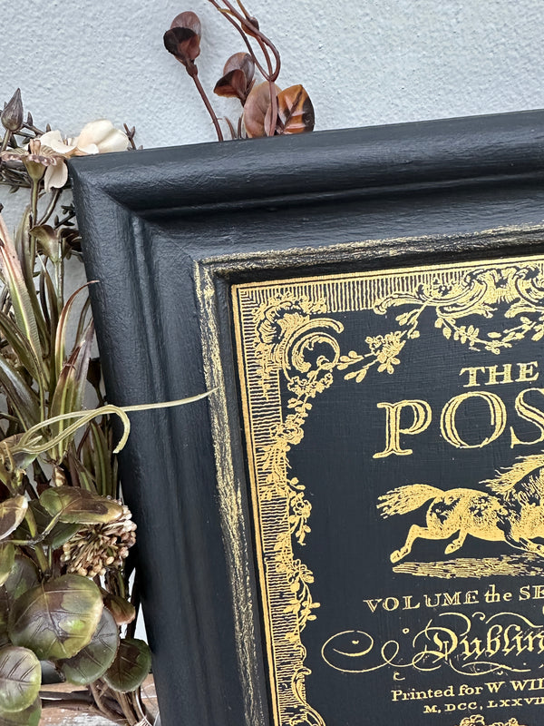 The Post hanging artwork