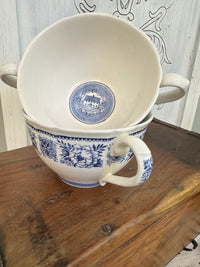 Blue & White China sugar bowl Wedgewood of Etruria Made in England