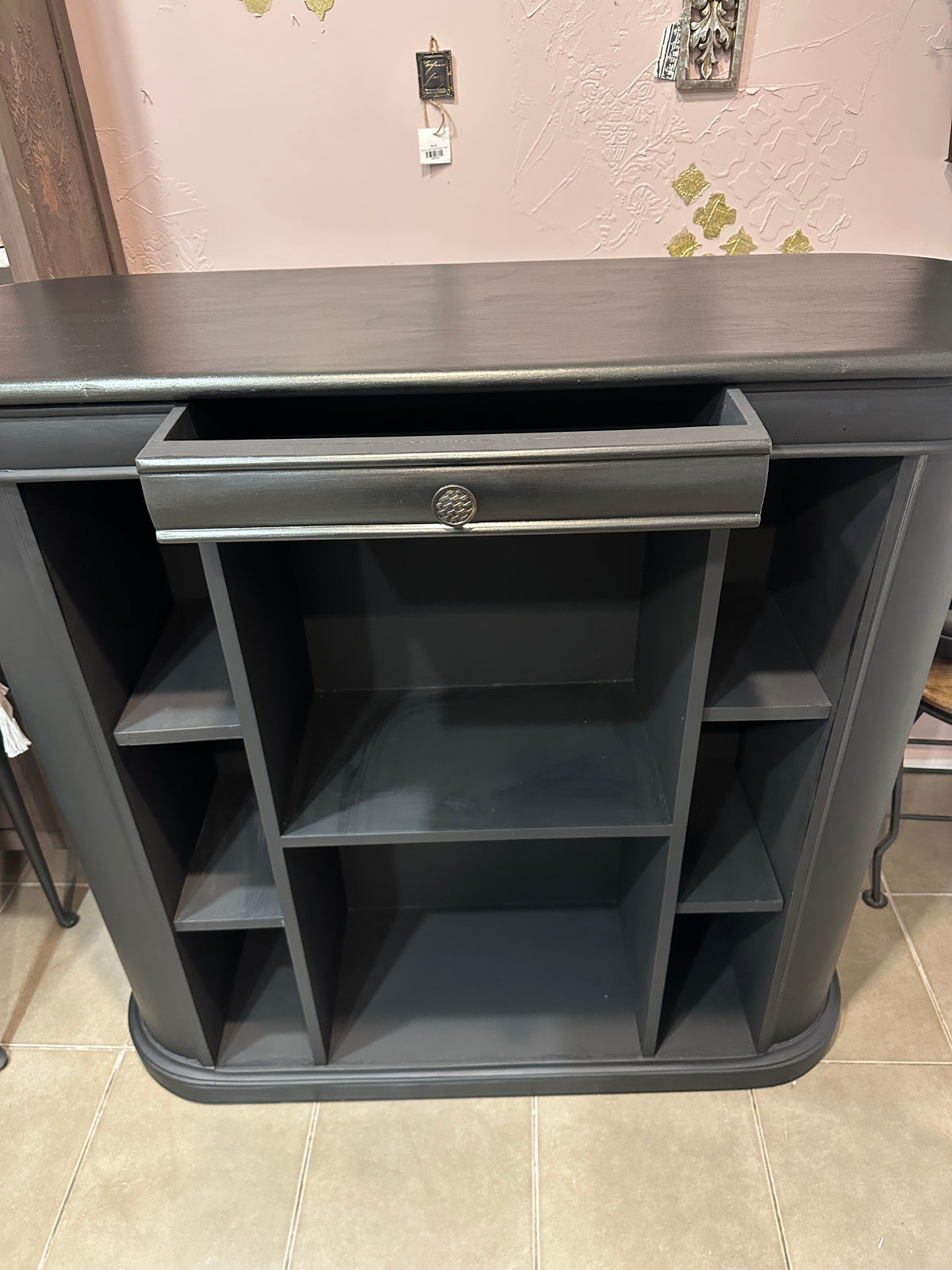 Elegant Black Bar with storage