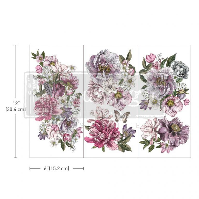 Redesign with Prima transfer small Dreamy Florals