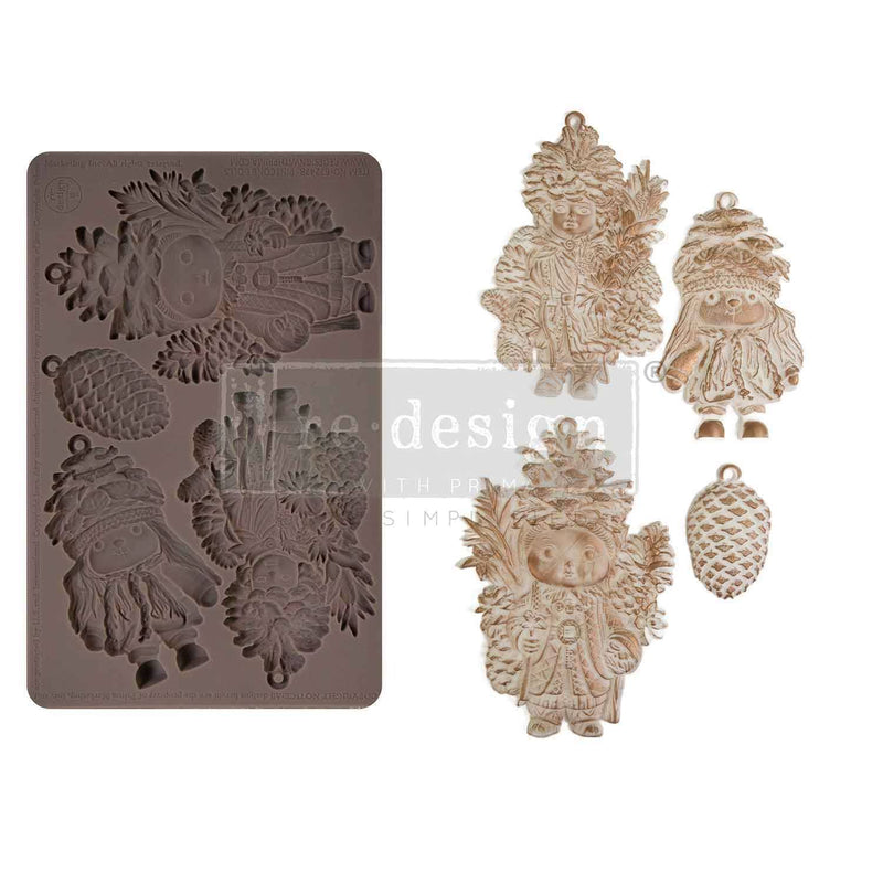 Pinecone Dolls Mould by Redesign with Prima