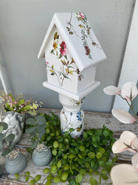 Wooden Bird Box on a stand