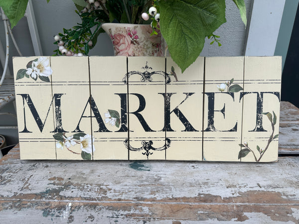 Market hanging Sign