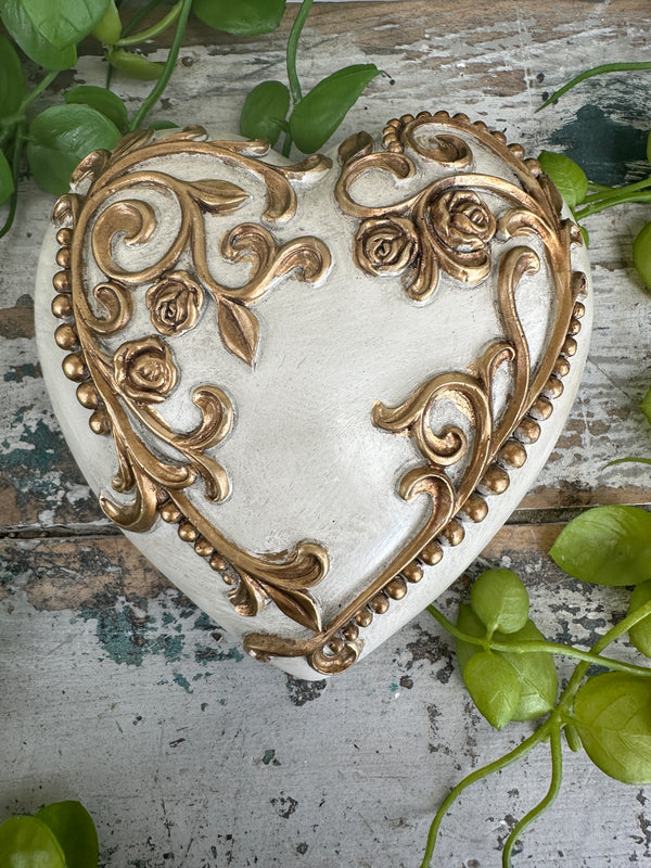 Wall heart Bronze Filigree