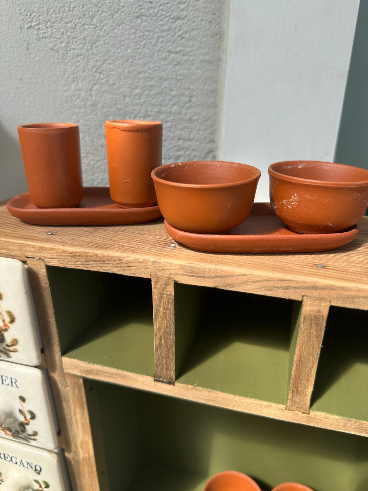 Terracotta mini bowl set