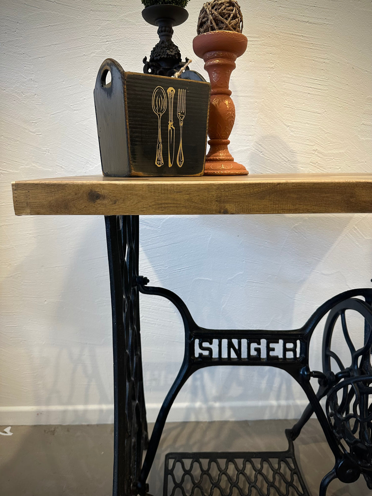 Singer Sewing Machine Occassional Table