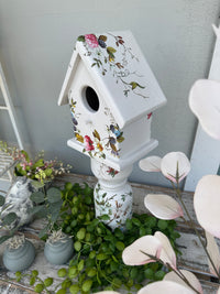 Wooden Bird Box on a stand