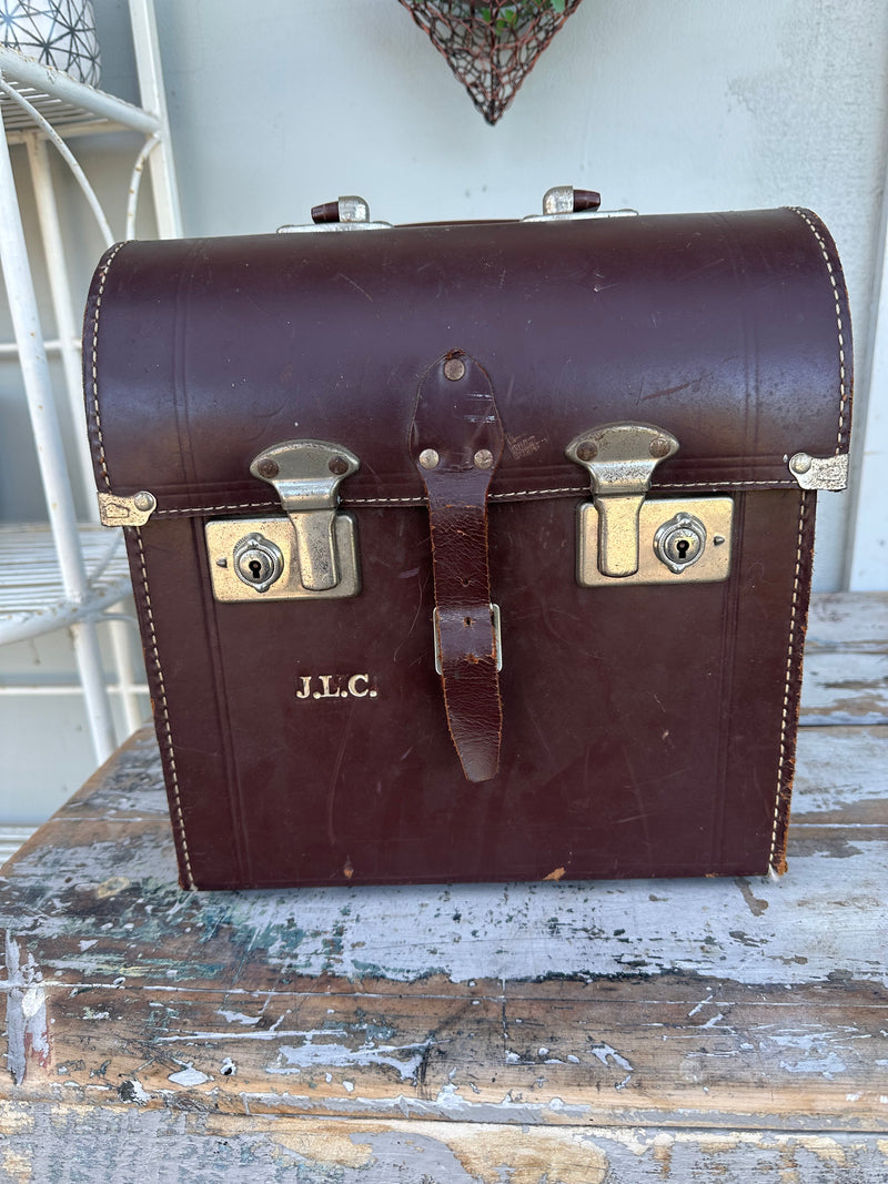 Leather Vintage Bowling bag