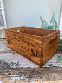 Sienna Estate Vineyard wooden box - 4 different sizes