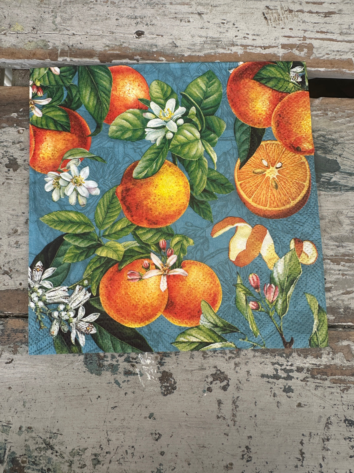 Oranges Napkin for Decoupage