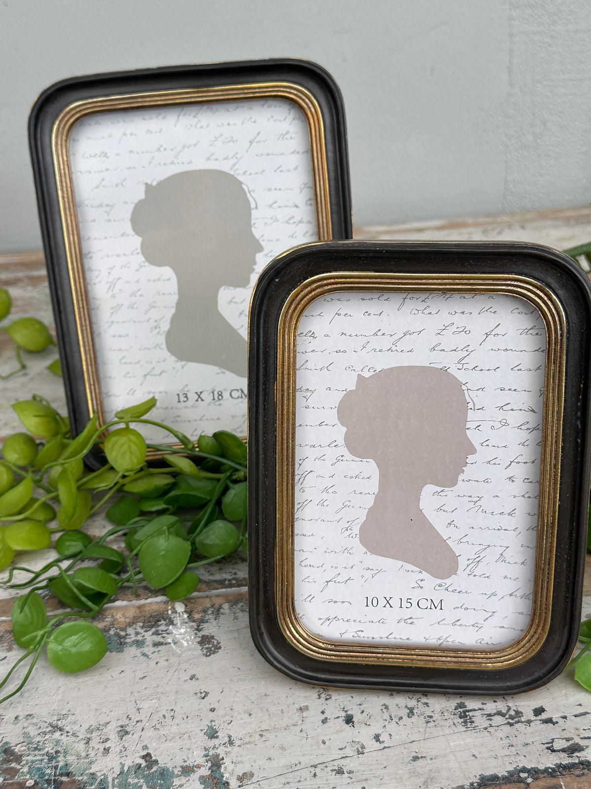 Aged Black Photo Frame Rectangle 5x7