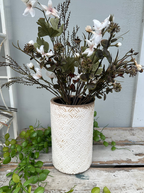 Fleur Vase antique cream