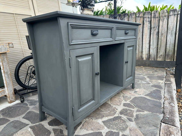 Moody Sideboard in Clubhouse Grey & Carbon Black