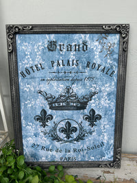 Grand Hotel Artwork framed