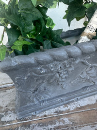 Painted planter trough