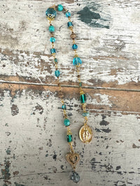 Decor prayer beads Turquoise