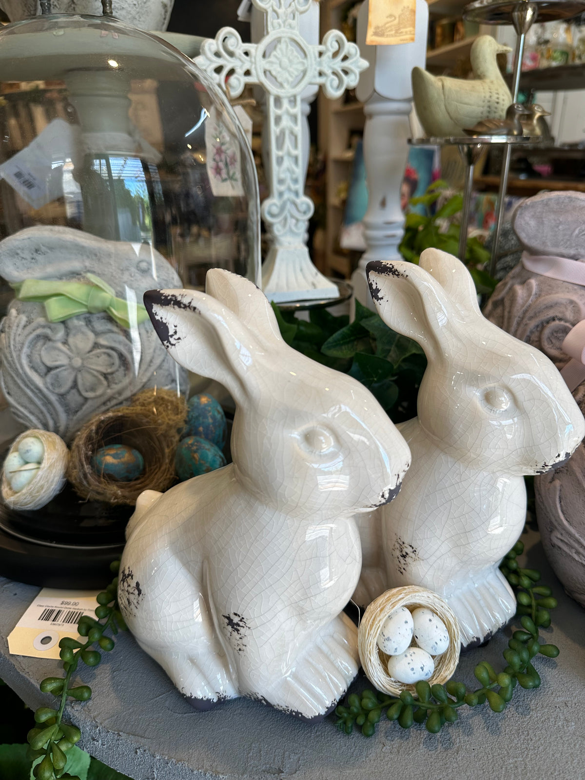 Bunny white ceramic