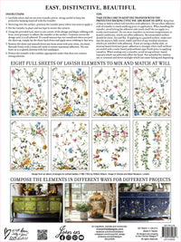 Lost Garden IOD Transfer 8 sheets