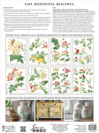 Rose Botanical IOD Transfer 8 sheets