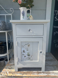 Delicate Flowers & Imperial Linen Bedside table