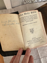 Holy Bible with Gold pages