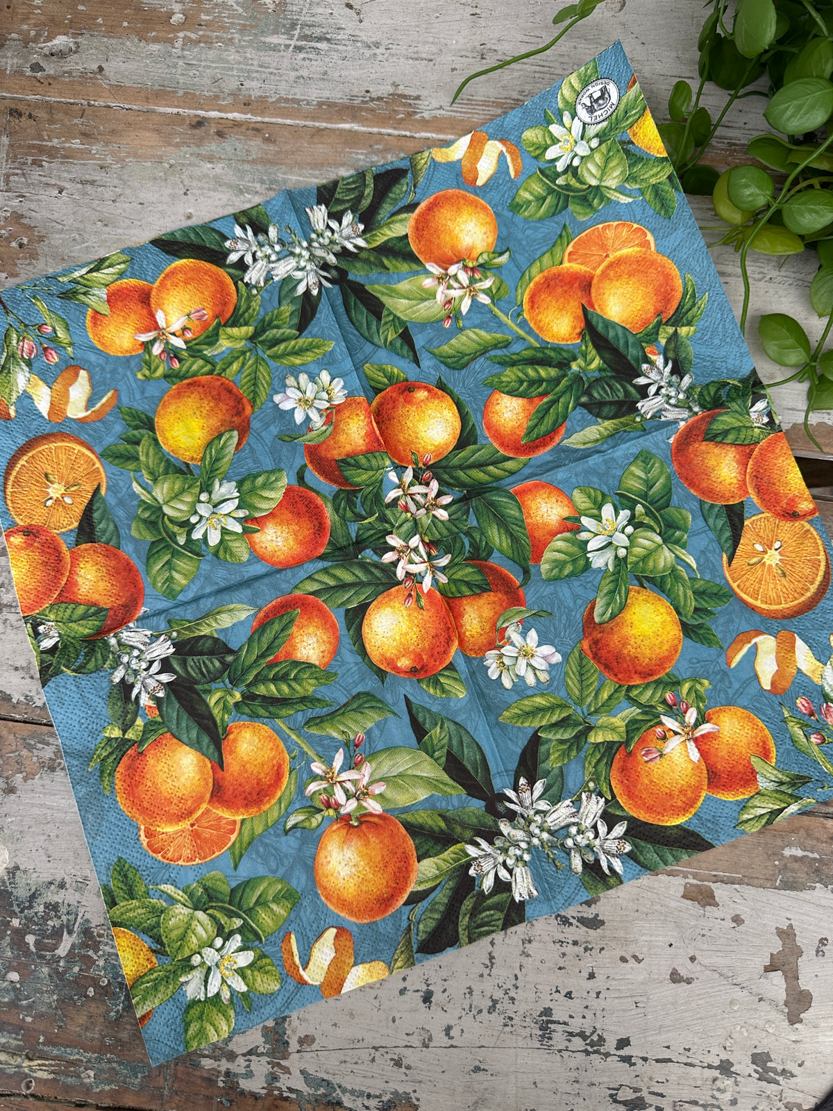 Oranges Napkin for Decoupage