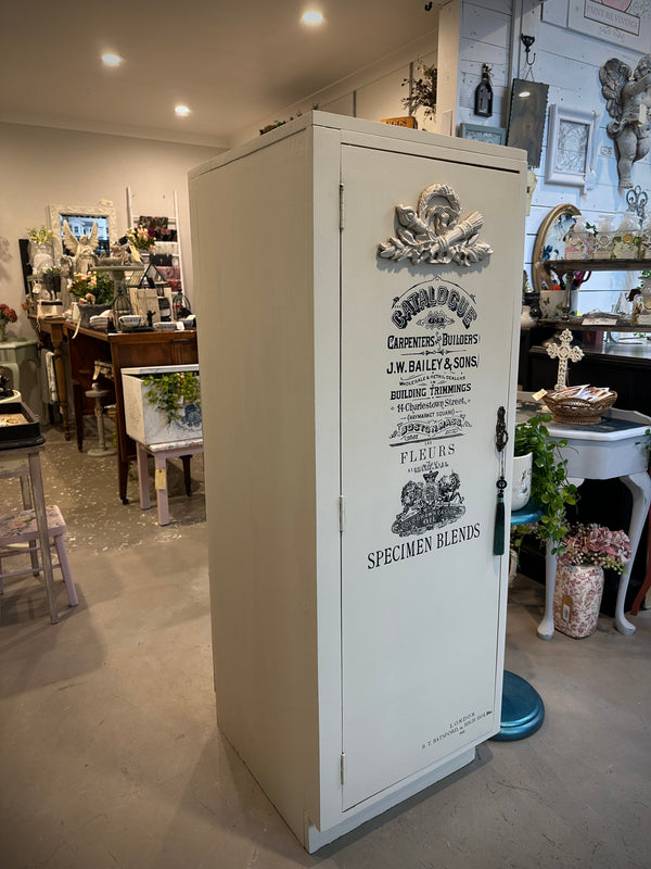 Rustic Tall Storage Cupboard